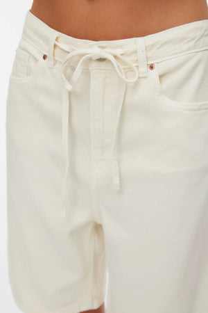 Τζιν Villa Bermuda Shorts - Εκρού