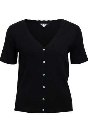 Kelly Re Ζακέτα V-Neck - Μαύρη