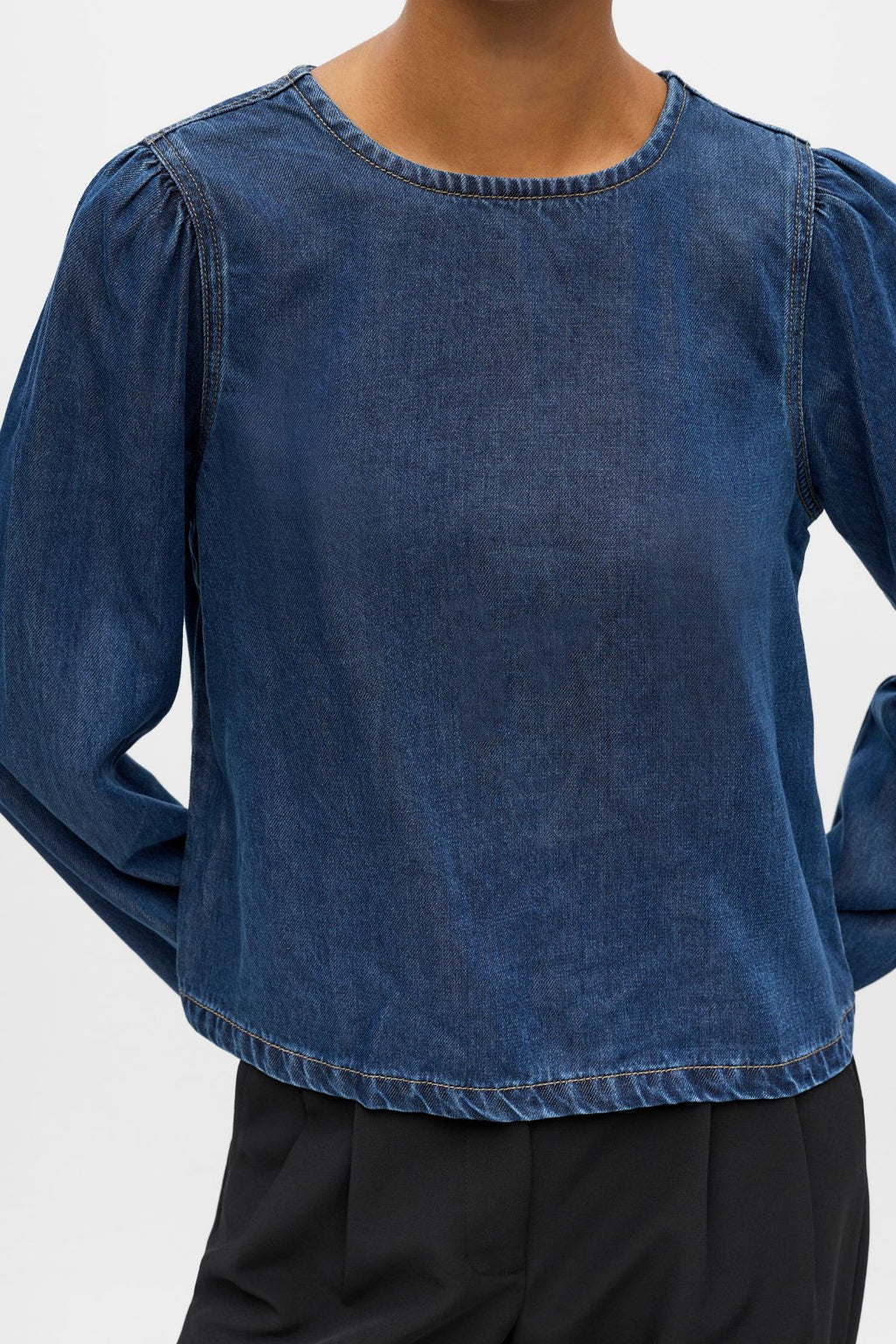 Πλαίσιο κορυφής - σκούρο μπλε denim