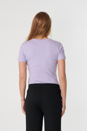 Fitted t-shirt - Lavender