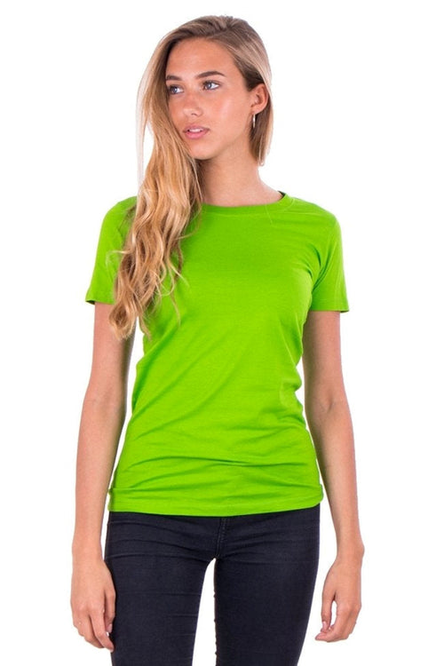 Fitted t-shirt - Lime green - TeeShoppen Group™