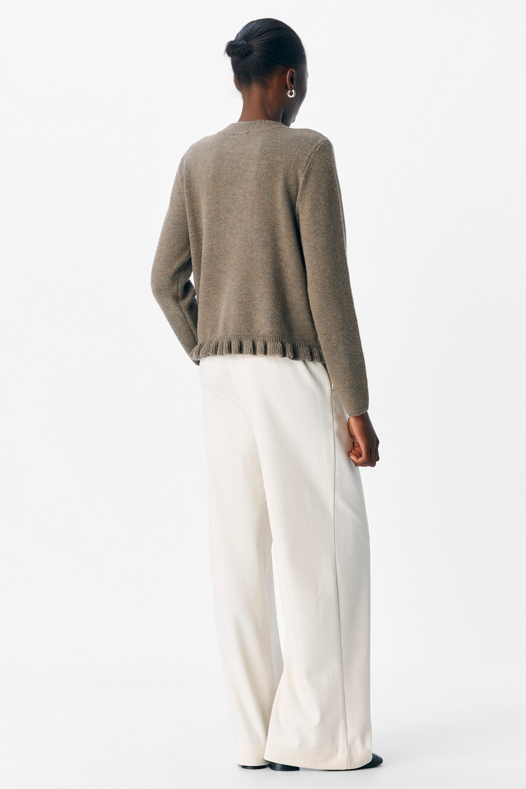 Elva Knit Cardigan - Morel Melange