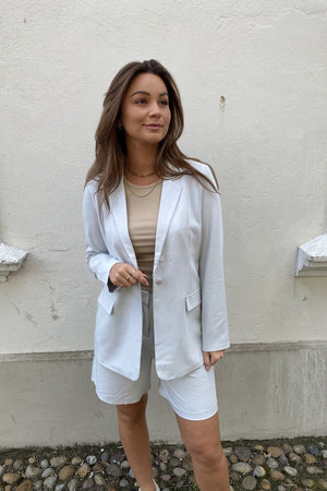 Zelda Blazer - Gray Glacier