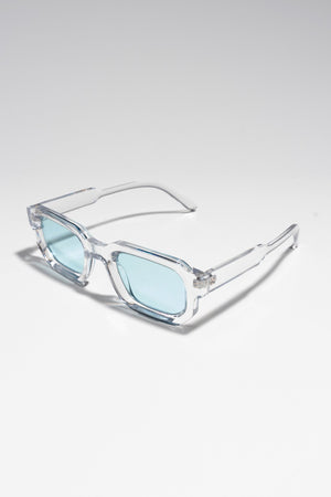 Izzy Sunglasses - Transparent/Blue - TeeShoppen Group™ - Accessories - TeeShoppen