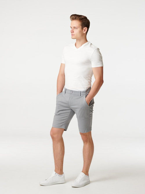 Chino Shorts - Lysegrå - TeeShoppen - Grå