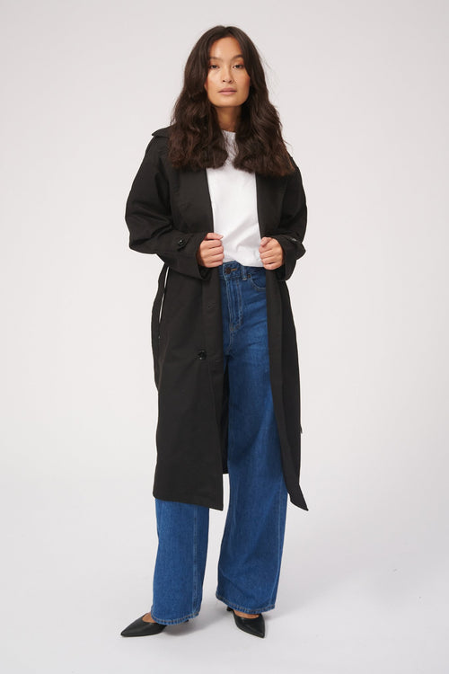 Linea trenchcoat - Black - CD - TeeShoppen Group™