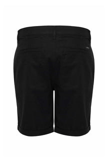Λινό Shorts - Μαύρο