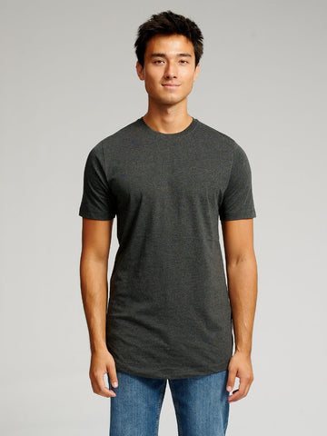 Long T-shirt - Dark Grey Melange