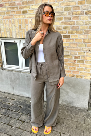 Μιά Pants + MIA Shirt (Khaki) - Πακέτο συμφωνία