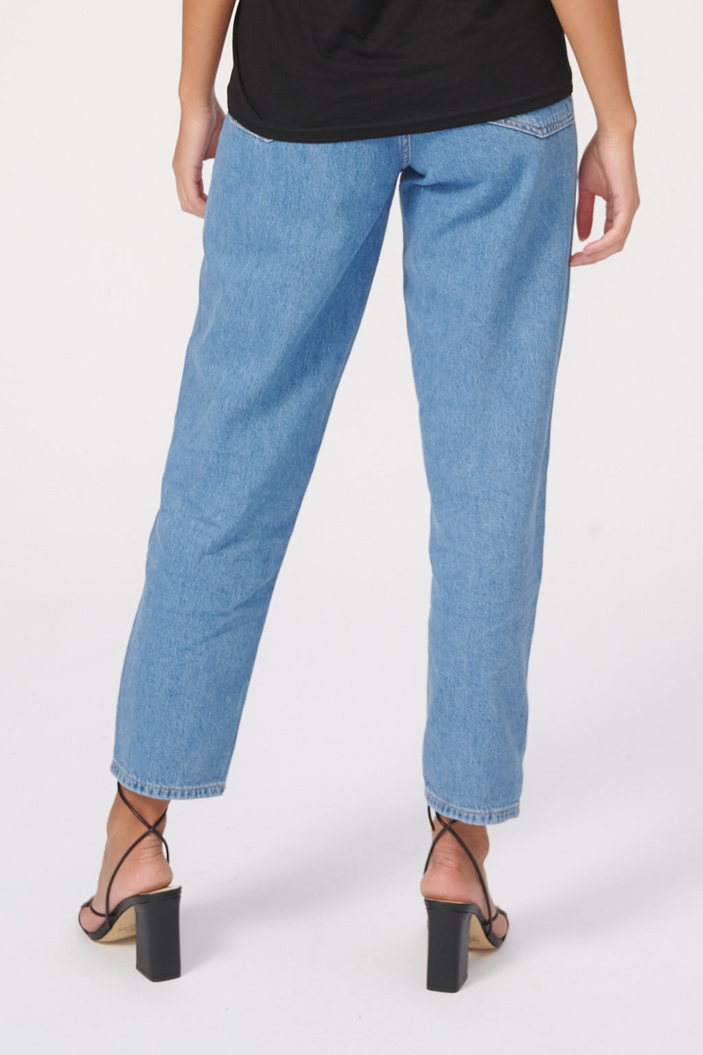 The Original Performance Mom Jeans - Light Blue Denim