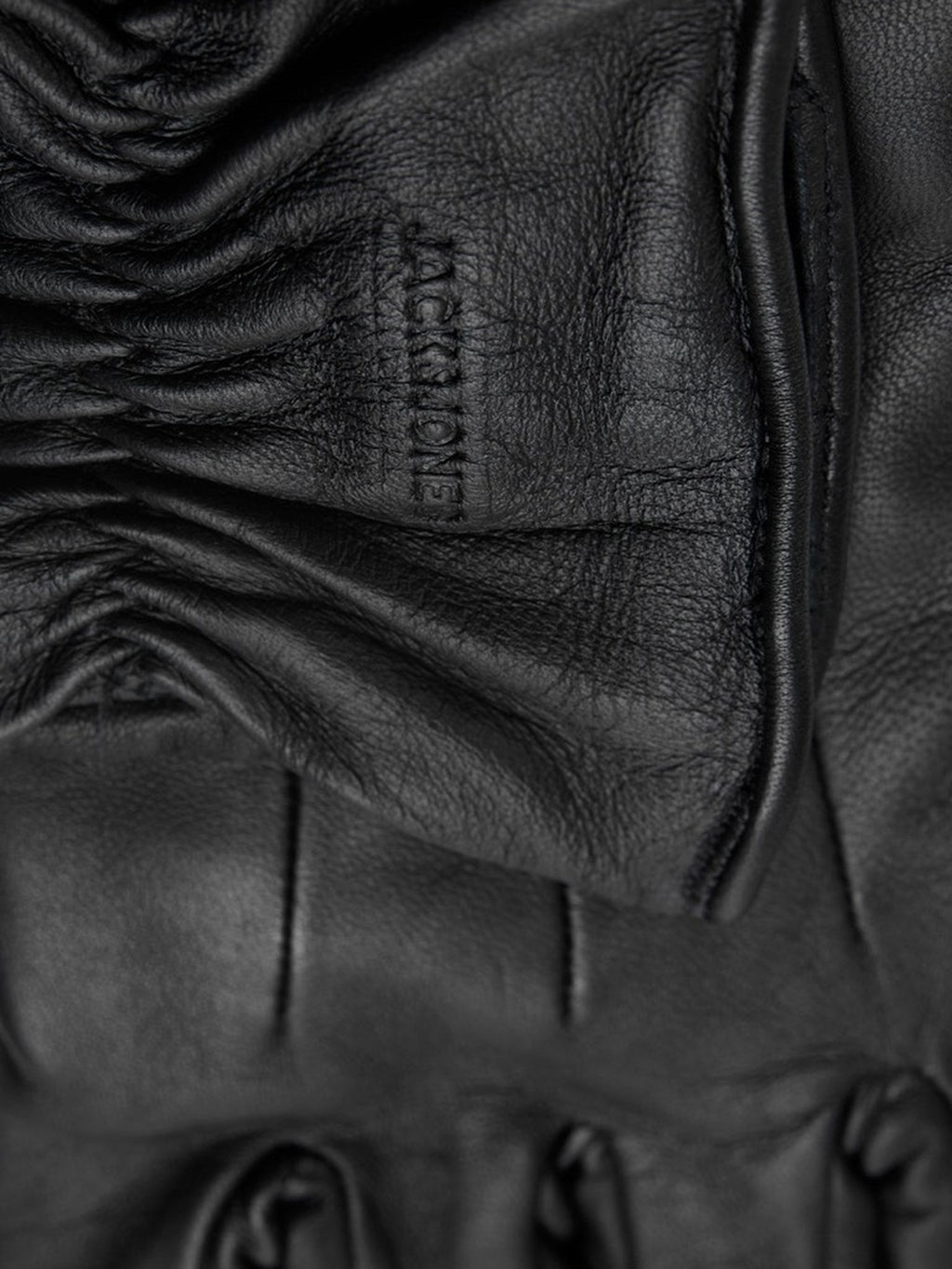 Δερμάτινα γάντια Montana - Μαύρο