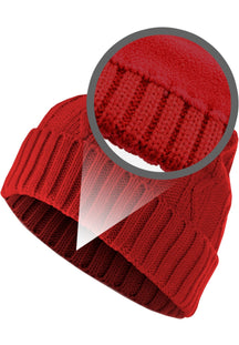 Next Beanie Cable Flap - Red