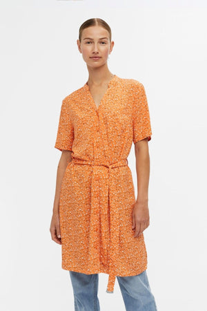 Ema Elise Shirt Dress - Φθινόπωρο ηλιοβασίλεμα