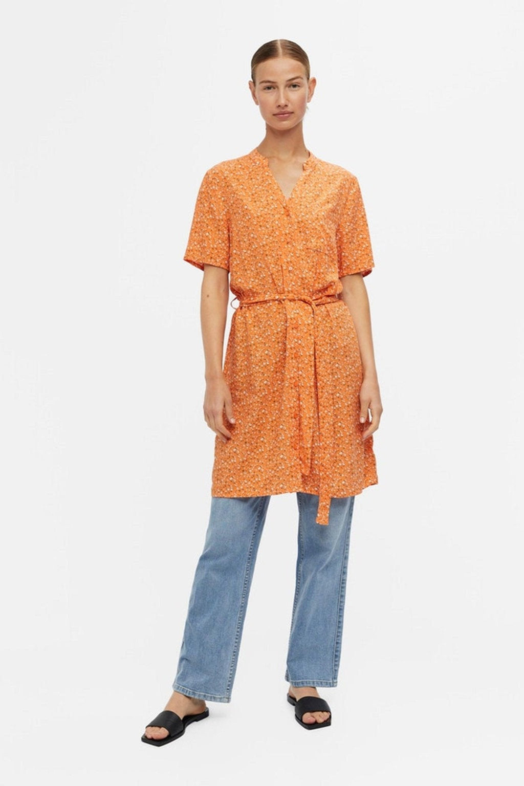 Ema Elise Shirt Dress - Φθινόπωρο ηλιοβασίλεμα