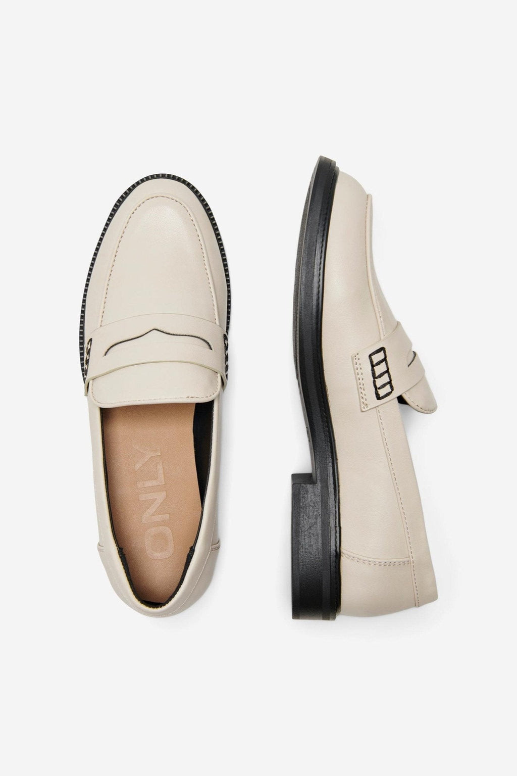 Lux Loafer Sko - Λευκό καπνό