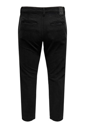 Avi Beam Chino Twill Pants - Μαύρος