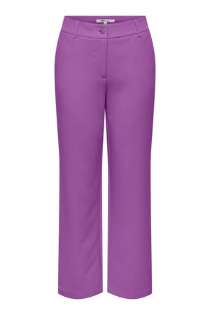 Lana-Berry Mid Straight Pants - Dewberry
