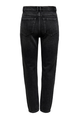 Emily High Waist Jeans - Black denim