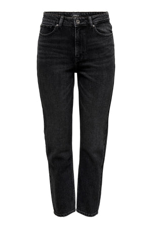 Emily High Waist Jeans - Black denim