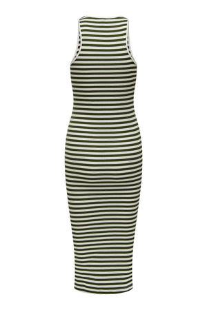 LANY MAXI KJOLE - Πράσινο τουφέκι