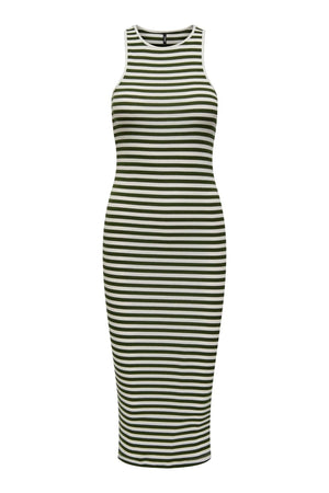 LANY MAXI KJOLE - Πράσινο τουφέκι