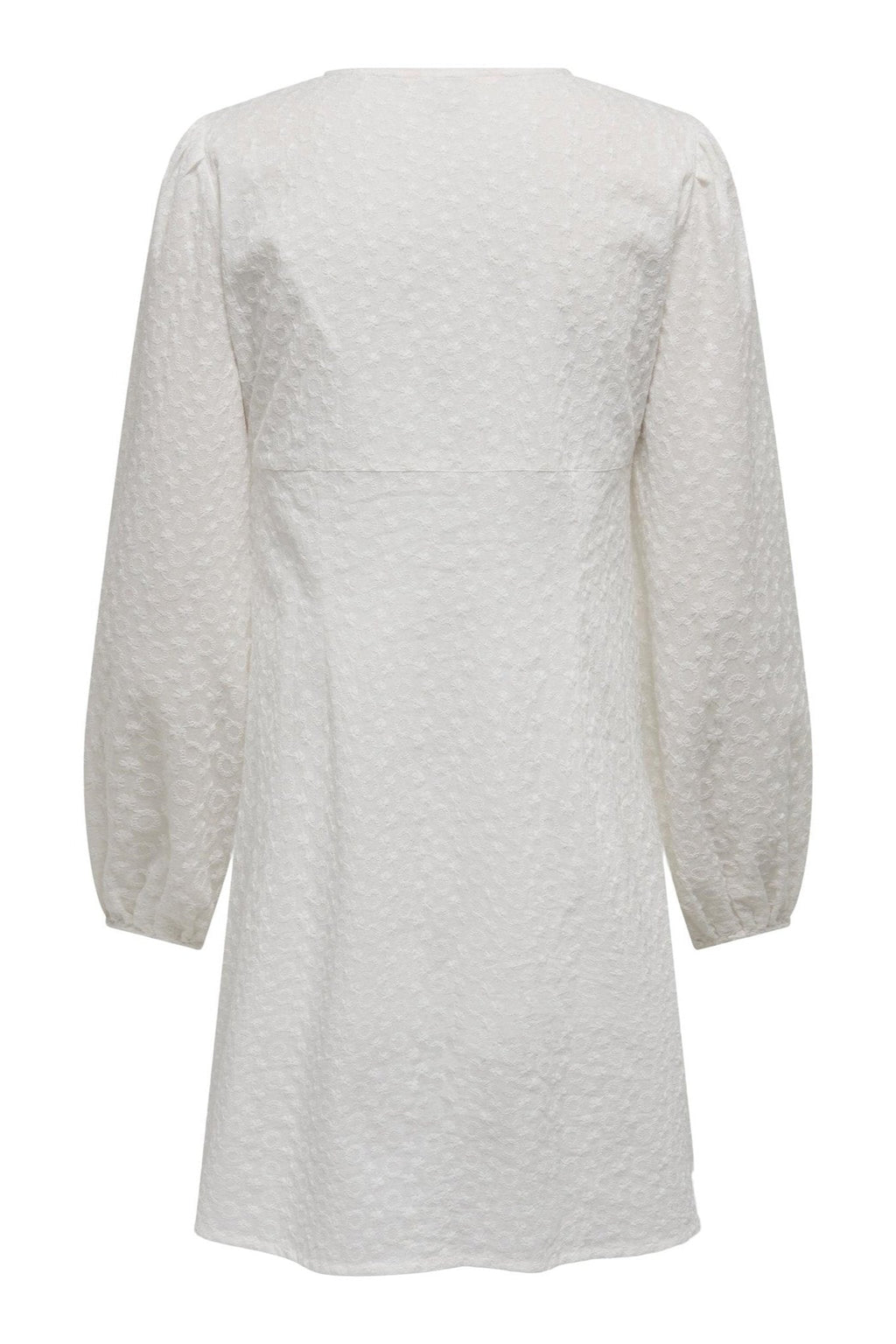 Freya V-Neck Kjole - Cloud Dancer