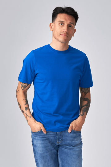 Οργανικός Basic T -shirt - μπλε
