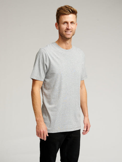 Organic Basic T-shirt - Gray (C.D) - TeeShoppen Group™