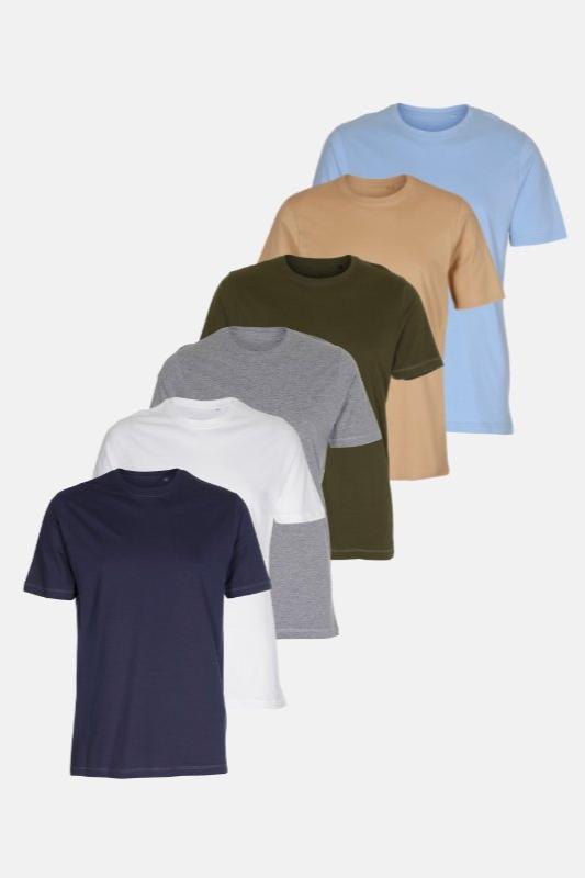 Οργανικός Basic T-shirts-Package Deal (6 τεμ.)