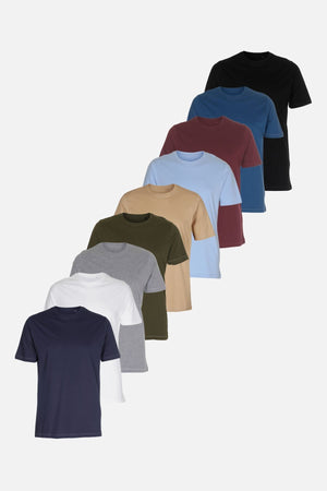 Organic Basic T-Shirts – Package Deal (9 pcs.) (FB)