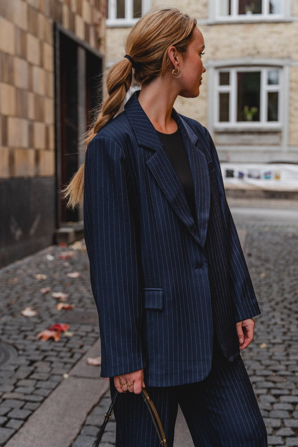 Oversized Suit (Navy Pinstripe) - Package Deal (V.I.P)