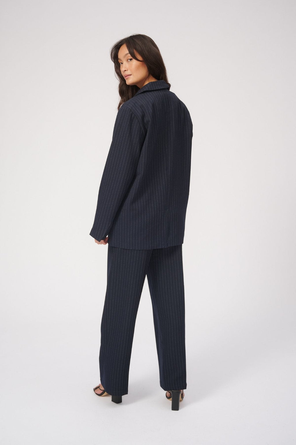 Oversized Suit (Navy Pinstripe) - Package Deal (V.I.P)