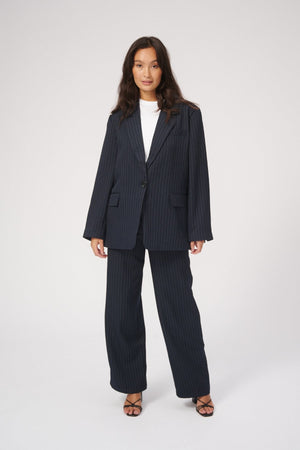 Oversized Suit (Navy Pinstripe) - Package Deal (V.I.P)