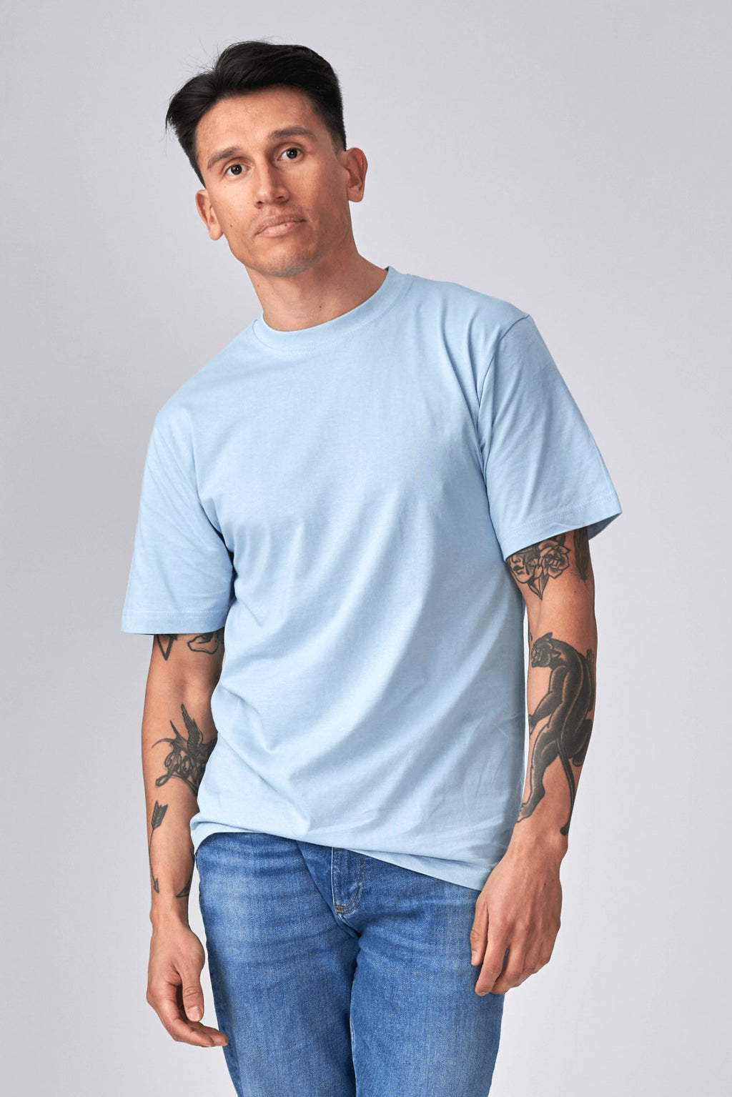 Υπερμεγέθη μπλουζάκι - ανοιχτό μπλε