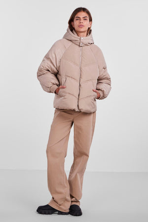 Neli City Puffer Jacket - Silver Mink