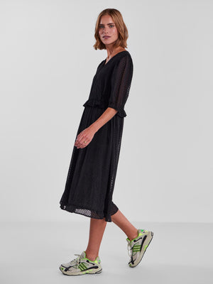 Agana Midi Dress - Μαύρο