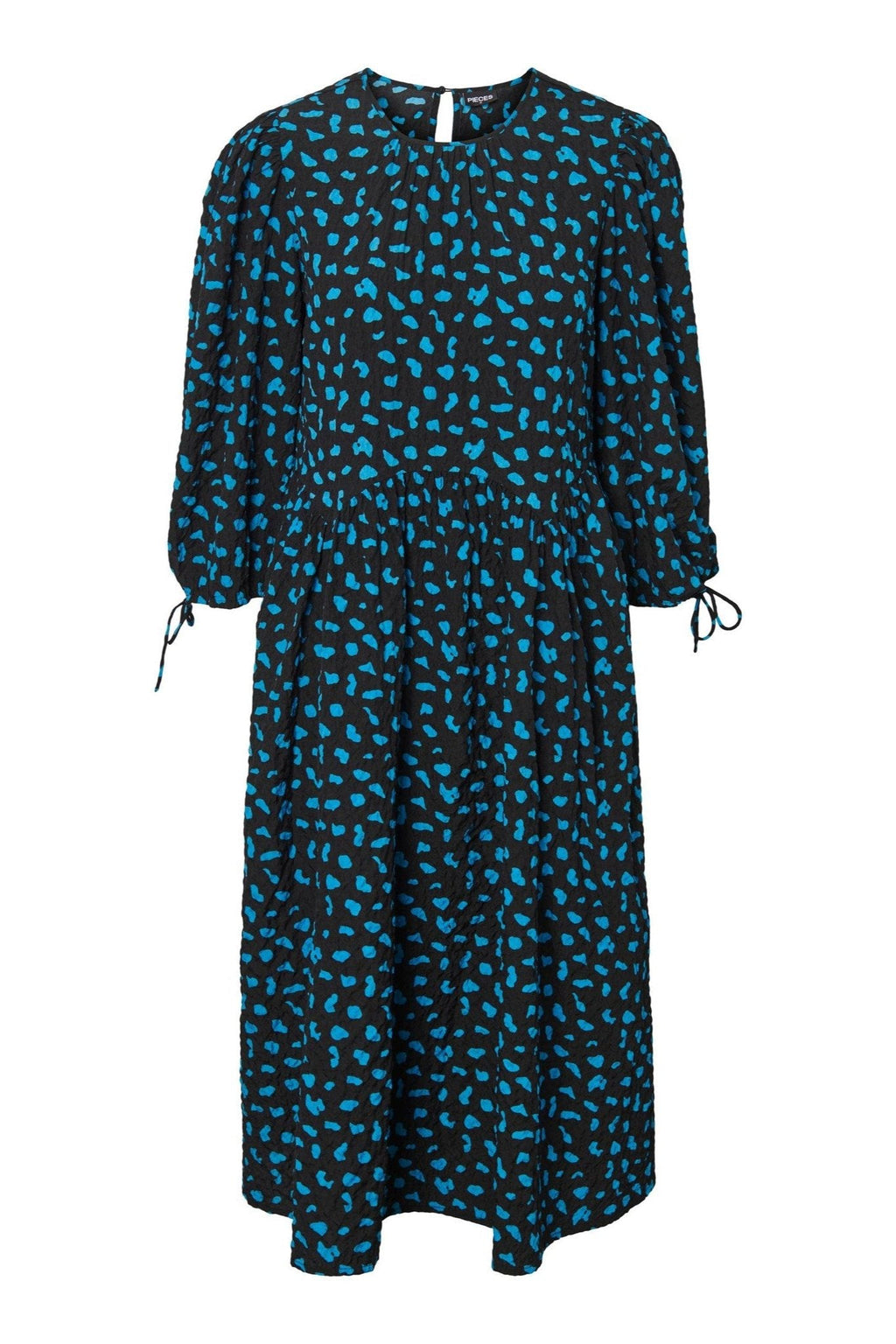 ANEMONE MIDI KJOLE - Blue Aster