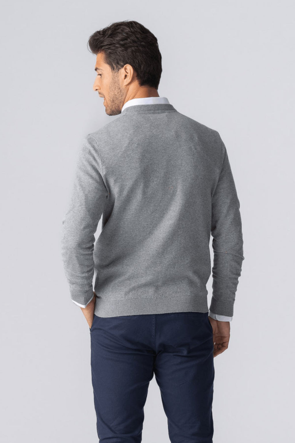 Pullover Roundneck - Gray Melange