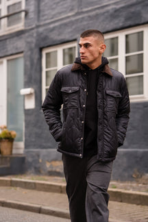 Quilted Jacket - Black