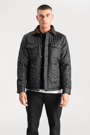 Quilted Jacket - Black