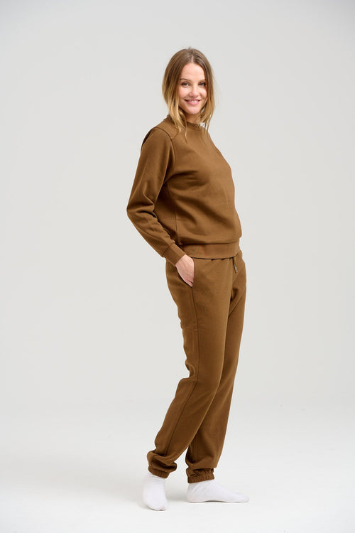 Basic Sweatpants - Brown