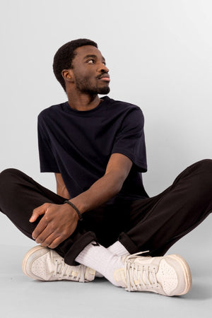 Oversized T-shirt - Σκούρο Ναυτικό