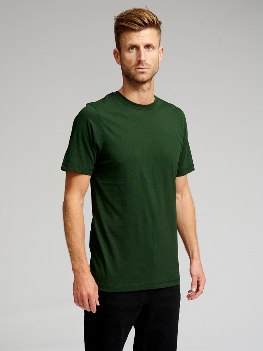 Organic Basic T-shirt - Dark Green