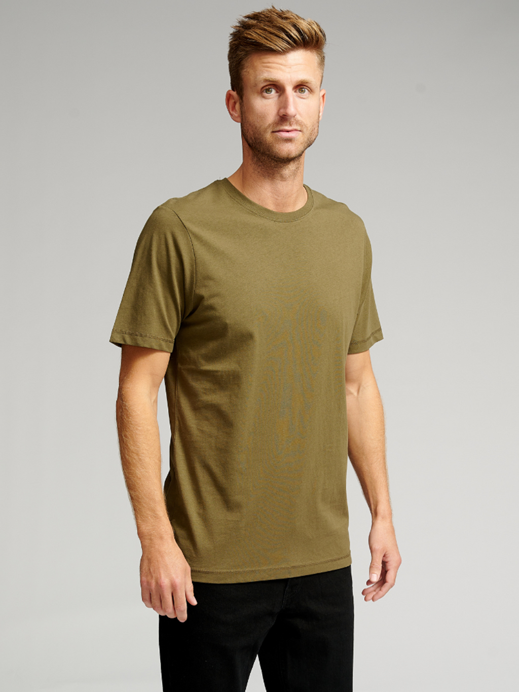 Οργανικός Basic T -shirt - Στρατός