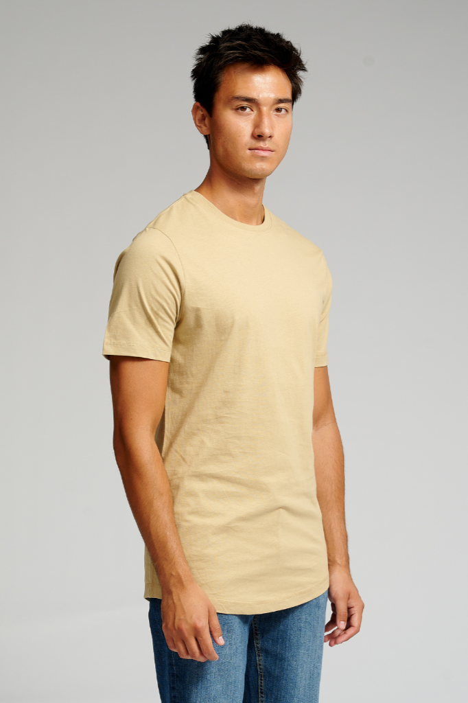 Long T-shirt - Beige
