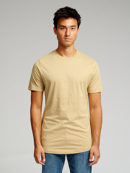 Long T-shirt - Beige