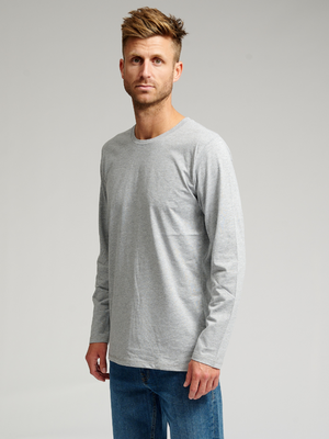 Basic Long-sleeved T-shirt - Gray