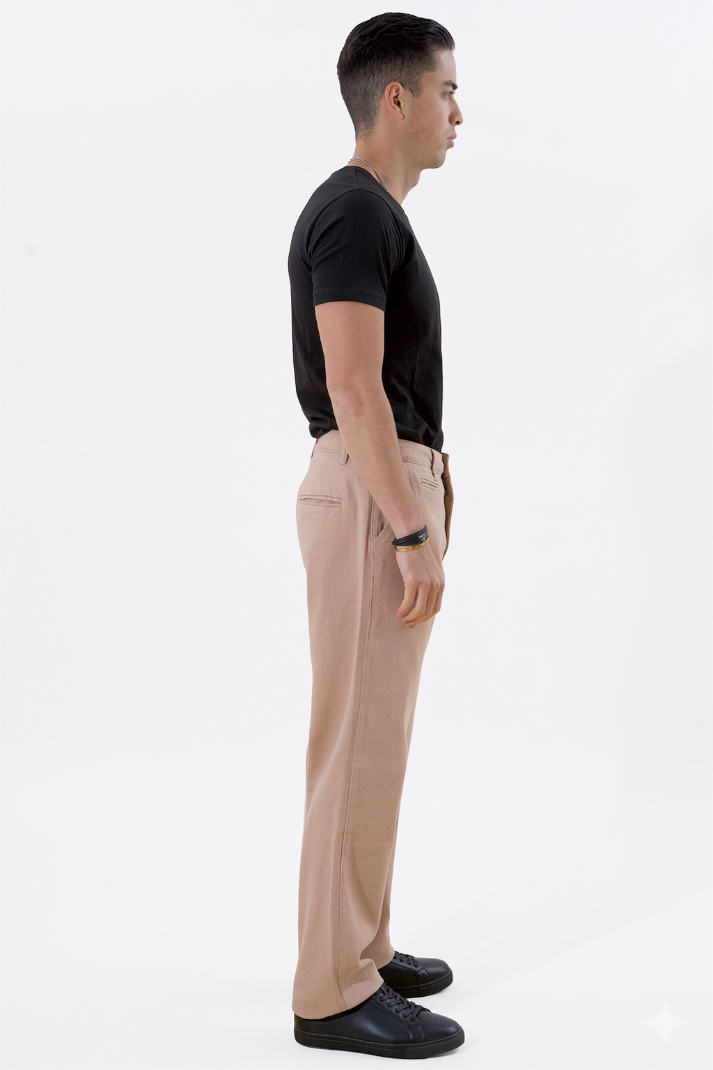 Straight Cotton Chino - Beige
