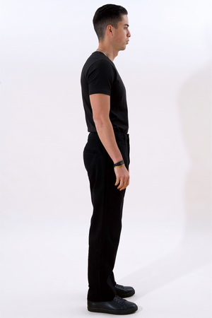 Straight Cotton Chino - Μαύρο