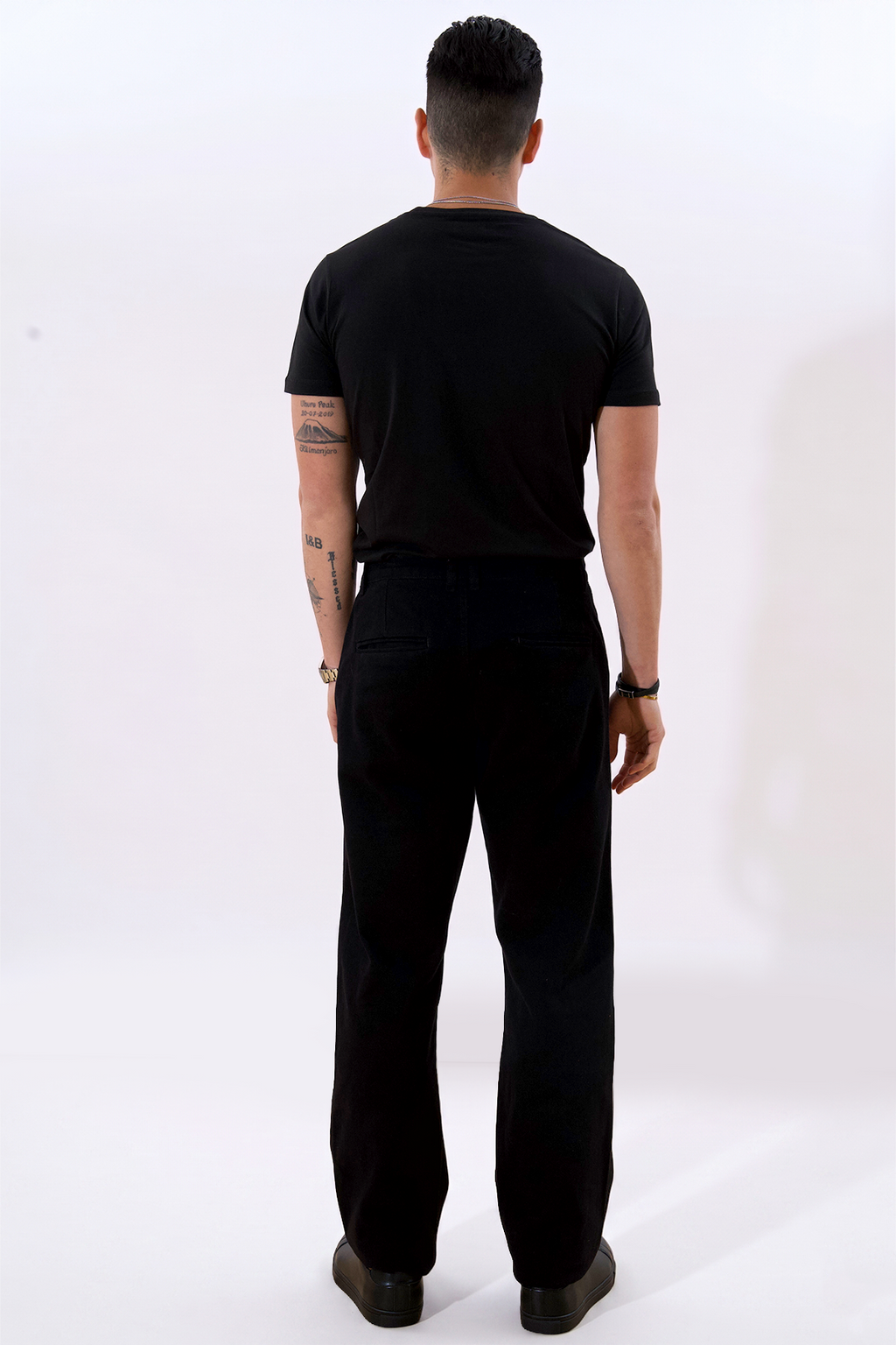 Straight Cotton Chino - Μαύρο